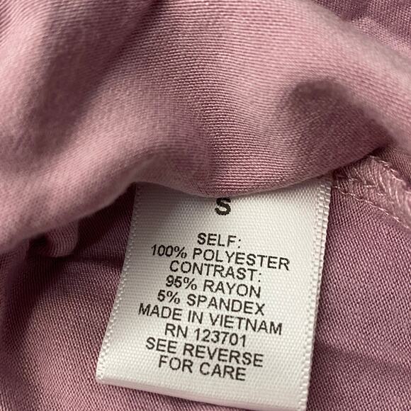 ROZ & ALI Handkerchief Tank Top Combo Shirt Top Blouse Size S Mandala Paisley - Picture 7 of 9